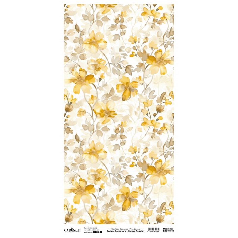 PAPEL DE ARROZ 30X60 ENDLESS BACKGROUND EDB0260