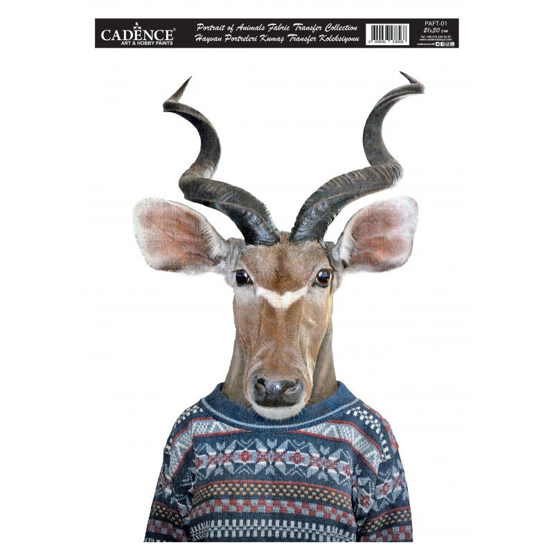 TRANSFER TELA ANIMAL PORTRAIT 01