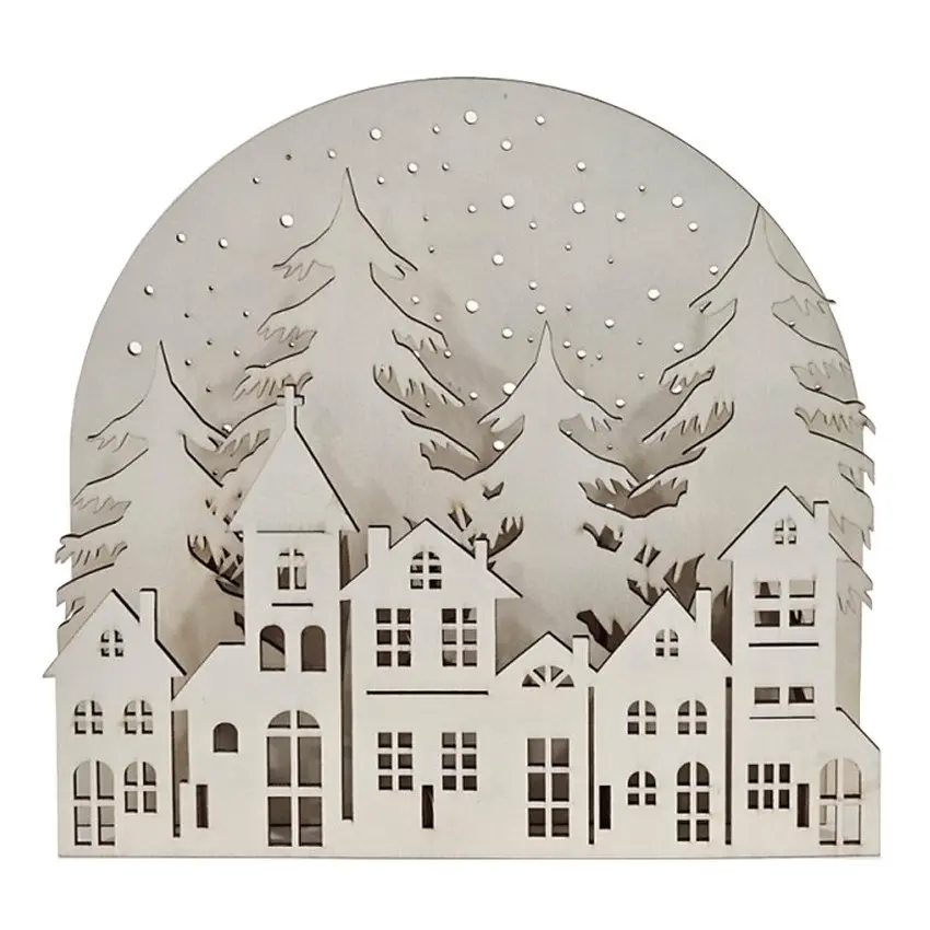 ESCENA CASITAS NAVIDAD