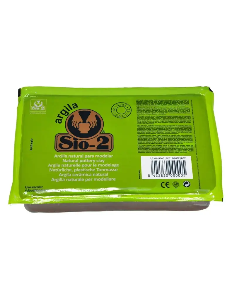ARCILLA NATURAL COLOR TEJA 1KG