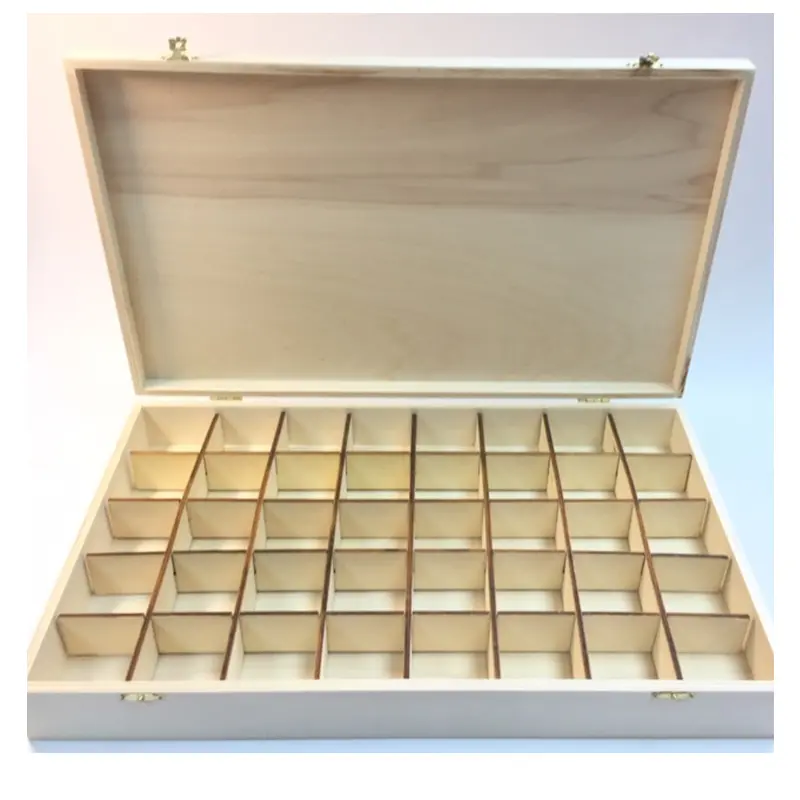 CAJA MINERALES 4 SEPARADORES Y TAPA