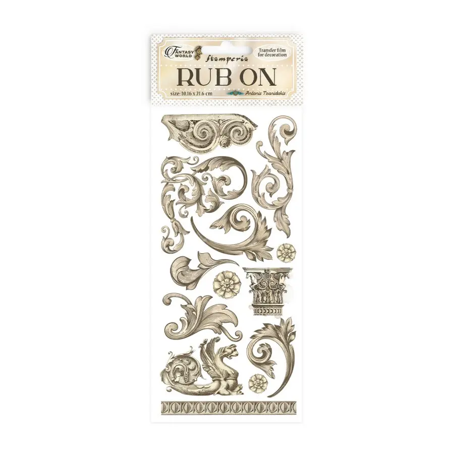 RUB ON STAMPERIA SIR VAGABOND FILIGRANAS