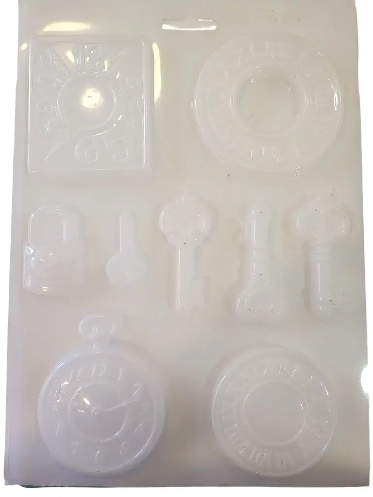 MOLDE PLASTICO STAMPERIA RELOJES Y LLAVES