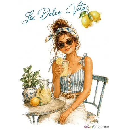 TRANSFER DOLCE VITA 27X21