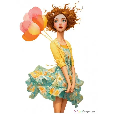 TRANSFER CHICA GLOBOS 27X21