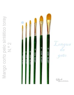 Pincel lengua de gato nº10
