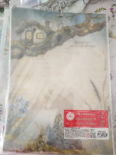 PAPEL DE ARROZ A4 CASA EN EL ÁRBOL HIDDEN GROVE