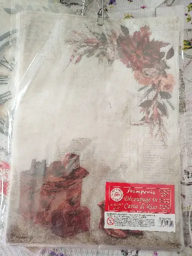 PAPEL DE ARROZ A4 MALETAS, BOTAS Y SOMBRERO