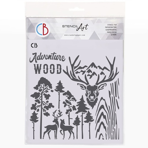 [MS8026] PLANTILLA CIAO BELLA  ADVENTURE WOOD