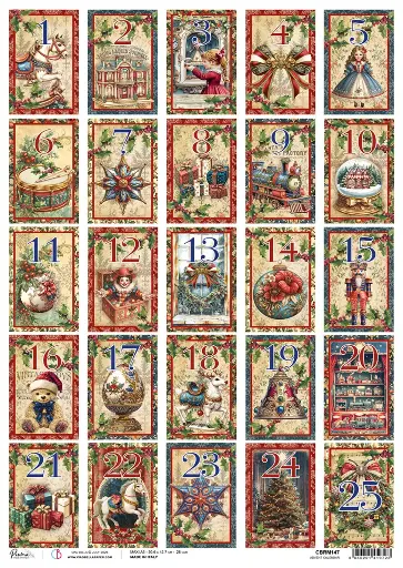 [CBRM147] PAPEL DE ARROZ A3 CALENDARIO