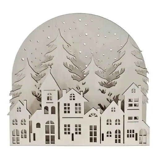 ESCENA CASITAS NAVIDAD