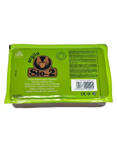ARCILLA NATURAL COLOR TEJA 1KG