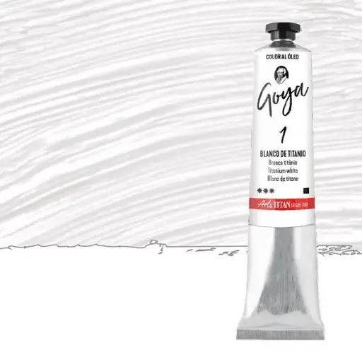 [oleo] OLEO TITAN GOYA 60ml. No01 BLANCO TITANIO 6 