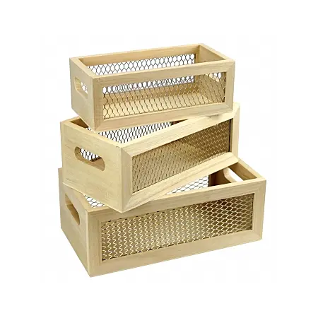 Caja rejilla 3 piezas