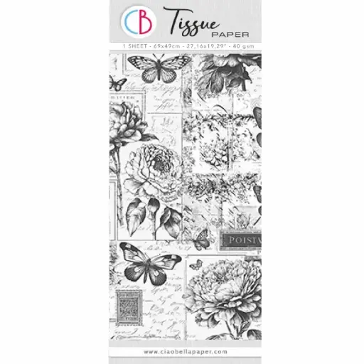 [HT027] PAPEL TISSUE BOTANY 69x49cm
