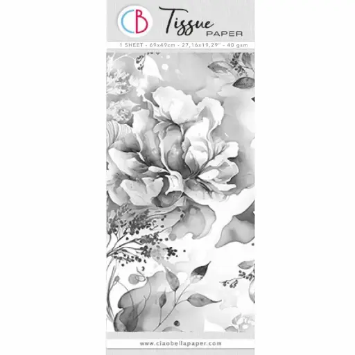 [HT025] PAPEL TISSUE BOHEMIAN FLOWER 69x49cm 