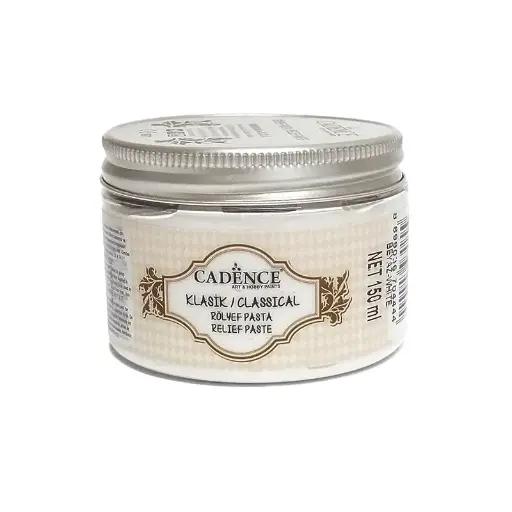 [882554] PASTA DE RELIEVE CADENCE BLANCA CLASICA